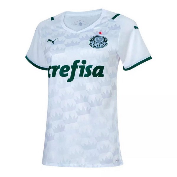 Camiseta Palmeiras 2ª Kit Mujer 2021 2022 Blanco